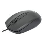 Manhattan 190190 Maus Büro Beidhändig USB Typ-A Optisch 1000 DPI