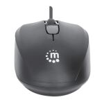 Manhattan 190190 Maus Büro Beidhändig USB Typ-A Optisch 1000 DPI