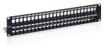 Equip 48-Port Keystone Cat.6 Geschirmtes Patch Panel,...