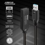 Lindy 10m USB 3.0 Aktivverlängerung Typ A an C