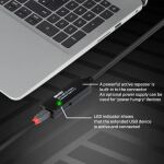 Lindy 10m USB 3.0 Aktivverlängerung Typ A an C