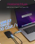 ICY BOX IB-CR602M-C31, M.2 NVMe/SATA SSD Gehäuse mit Kartenleser 2x SD 4.0, Host USB 3.2 Gen 2 Type-C+A 10 Gbit/s