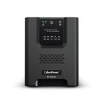 CyberPower PR1500ELCD Line-Interactive USV 1500VA/1350W Tower, Reine Sinsuwelle, AVR, LCD, Ausgang (8) IEC, RJ45 Lan Protection, RS232, USB (HID), EPO, Expansion Port für opt. Netzwerkkomunikation