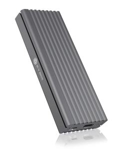 ICY BOX IB-1817M-C31, Type-C® USB 3.2 Gen 2 zu PCIe NVMe M.2 2230/2242/2260/2280 SSD Gehäuse mit Schreibschutz