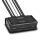 Lindy 42345 Tastatur/Video/Maus (KVM)-Switch Rack-Einbau Schwarz