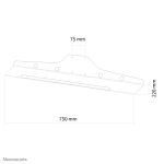 Neomounts KEYB-V100 Tastatur-/Maushalter - B 75 cm