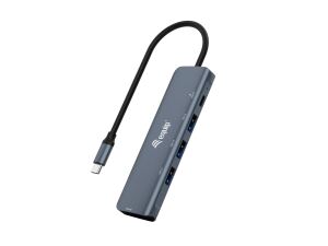 Equip USB-C 5-in-1 Multifunktionsadapter, HDMI, USB 3.2 Gen1, 100W USB PD