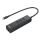 Lindy 43249 Schnittstellen-Hub USB 3.2 Gen 1 (3.1 Gen 1) Type-C 5000 Mbit/s Schwarz