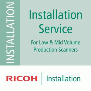 Ricoh Installationsservice: einzelner Scanner