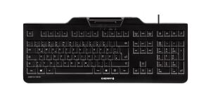 CHERRY KC 1000 SC Tastatur USB QWERTZ Schweiz Schwarz