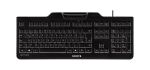 CHERRY KC 1000 SC Tastatur USB QWERTZ Schweiz Schwarz
