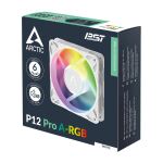 ARCTIC Freezer P12 Pro A-RGB (White) - 120 mm A-RGB PWM-Lüfter mit Kabelsplitt