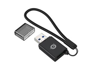 Conceptronic BIAN07B TF/MicroSD 3.0 Kartenleser, UHS-I, USB 3.0, 5Gbps