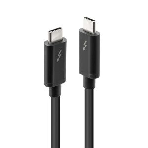 Lindy 41556 Thunderbolt-Kabel 1 m 20 Gbit/s Schwarz