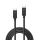 Lindy 41556 Thunderbolt-Kabel 1 m 20 Gbit/s Schwarz