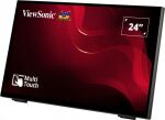 Viewsonic TD2465 Signage-Display Interaktiver Flachbildschirm 61 cm (24") LED 250 cd/m² Full HD Schwarz Touchscreen