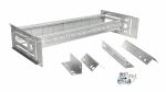 Equip Rails 19, 3HE Din, RAL7035 Grau