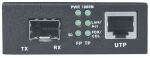 Intellinet Gigabit Ethernet auf SFP-Medienkonverter, 10/100/1000Base-TX auf SFP-Slot, leer