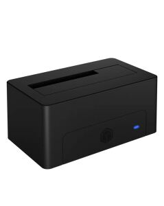 ICY BOX IB-1121-U3, DockingStation für 1x 2.5"/3.5" SATA I/II/III, USB 3.2 Gen 1, Netzteil, schwarz