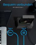 ICY BOX IB-1121-U3, DockingStation für 1x 2.5"/3.5" SATA I/II/III, USB 3.2 Gen 1, Netzteil, schwarz