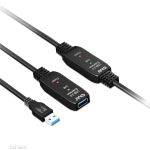 CLUB3D CAC-1405 USB Kabel USB 3.2 Gen 2 (3.1 Gen 2) 10 m USB A 5 Gbit/s Schwarz