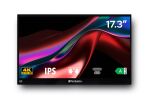 Verbatim 32239 Computerbildschirm 43,9 cm (17.3") 3840 x 2160 Pixel 4K Ultra HD LCD Touchscreen Schwarz