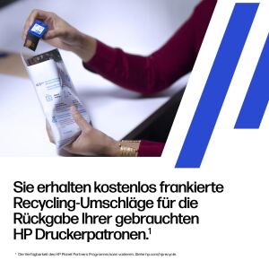 HP 62 Cyan/Magenta/Gelb Original Tintenpatrone