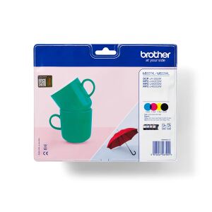 Brother LC-227XLVALBP Druckerpatrone 4 Stück(e) Original Schwarz, Cyan, Magenta, Gelb