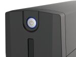 Conceptronic ZEUS02G 850VA 480W USV, 2x UK-Steckdosen, HID-USB, RJ45 Ein/Aus, mit AVR-Funktion