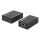 Manhattan 1080p HDMI over Ethernet Extender Kit, Verlängert mit 1080p@60Hz auf bis zu 50 m über ein Cat6-Netzwerkkabel, Infrarot-Unterstützung