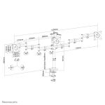 Neomounts NM-D135D3BLACK Monitorarm 10-27"