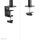Neomounts NM-D135D3BLACK Monitorarm 10-27"