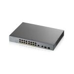 Zyxel GS1350-18HP-EU0101F Netzwerk-Switch Managed L2 Gigabit Ethernet (10/100/1000) Power over Ethernet (PoE) Grau