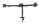 Neomounts DS60-600BL3 Monitorarm 10-27" - Quick Fix - 180°-Stopp