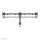 Neomounts DS60-600BL3 Monitorarm 10-27" - Quick Fix - 180°-Stopp