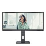 AOC CU34P3CV Computerbildschirm 86,4 cm (34") 3440 x 1440 Pixel UltraWide Quad HD LED Schwarz