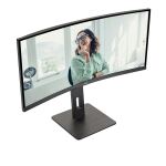 AOC CU34P3CV Computerbildschirm 86,4 cm (34") 3440 x 1440 Pixel UltraWide Quad HD LED Schwarz