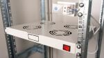 Equip Lüfter 19, 1HE, 4 Lüfter, RAL7035 Grau