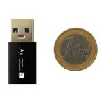 Techly IADAP USB3-AFT Kabeladapter USB A USB C Schwarz