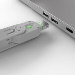 Lindy 40621 Schnittstellenblockierung Türblockierschlüssel USB Typ-A Grün Acrylnitril-Butadien-Styrol (ABS) 1 Stück(e)