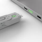 Lindy 40621 Schnittstellenblockierung Türblockierschlüssel USB Typ-A Grün Acrylnitril-Butadien-Styrol (ABS) 1 Stück(e)