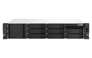 QNAP TS-864EU NAS Rack (2U) Intel® Celeron® 8 GB DDR4 0 TB QNAP Turbo System Schwarz
