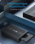 ICY BOX IB-525-U3, Gehäuse für 1x 5,25" SATA DVD/Blue-Ray Laufwerk, schwarz