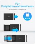 ICY BOX IB-525-U3, Gehäuse für 1x 5,25" SATA DVD/Blue-Ray Laufwerk, schwarz