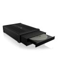 ICY BOX IB-525-U3, Gehäuse für 1x 5,25" SATA DVD/Blue-Ray Laufwerk, schwarz