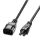 Lindy 30341 Stromkabel Schwarz 2 m C14-Koppler C5-Koppler