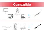Equip Cat.6A Platinum S/FTP Patchkabel, Black, 1.0m , 10pcs/set