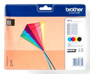 Brother LC-223VALBP Druckerpatrone 4 Stück(e) Original Schwarz, Cyan, Magenta, Gelb