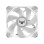 ASUS TUF GAMING TF120 ARGB WHITE EDITION Computergehäuse Luftkühlung 12 cm Weiß 1 Stück(e)