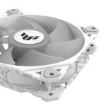 ASUS TUF GAMING TF120 ARGB WHITE EDITION Computergehäuse Luftkühlung 12 cm Weiß 1 Stück(e)